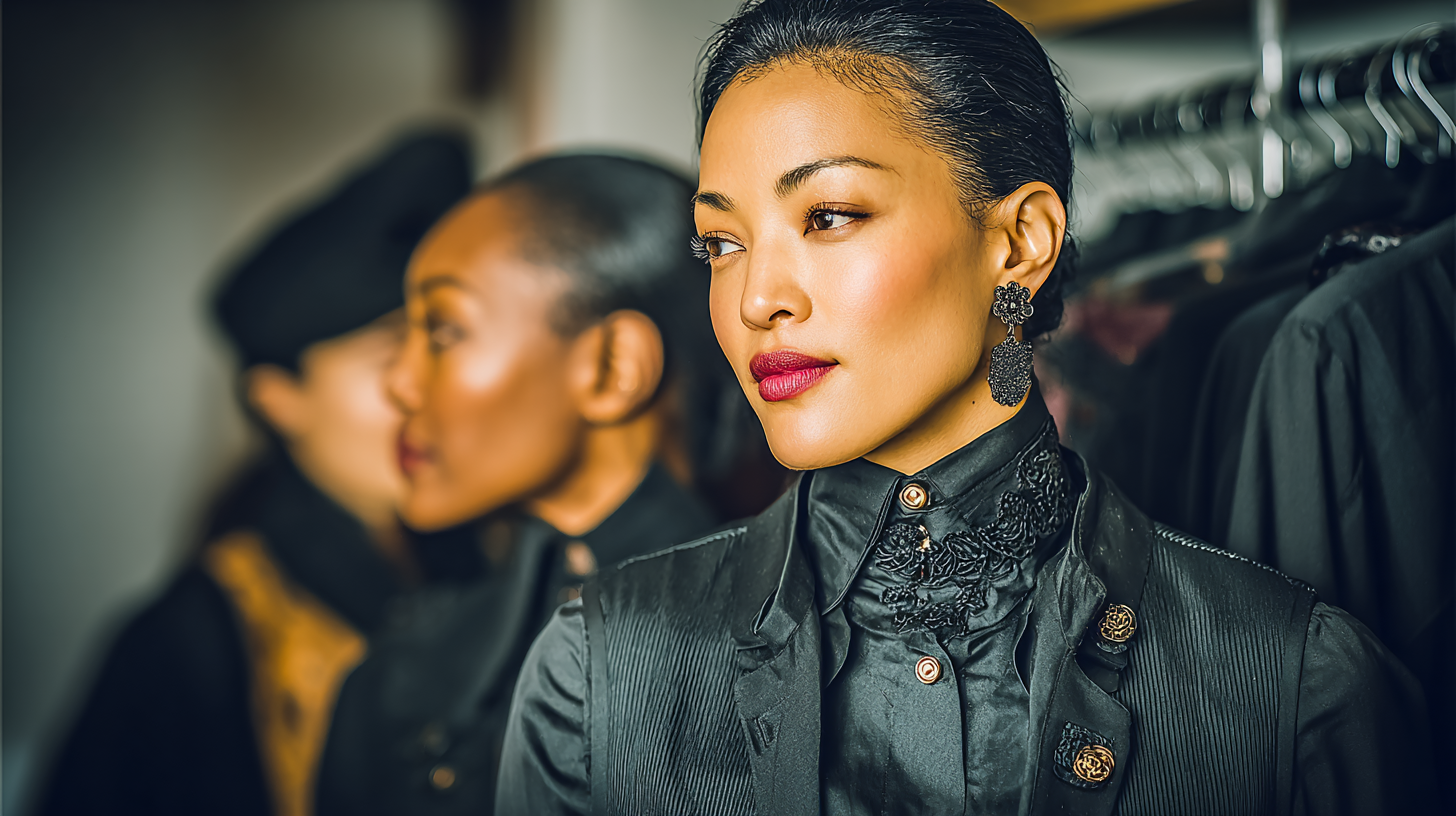 Structured garment fitting — Le Vide collection